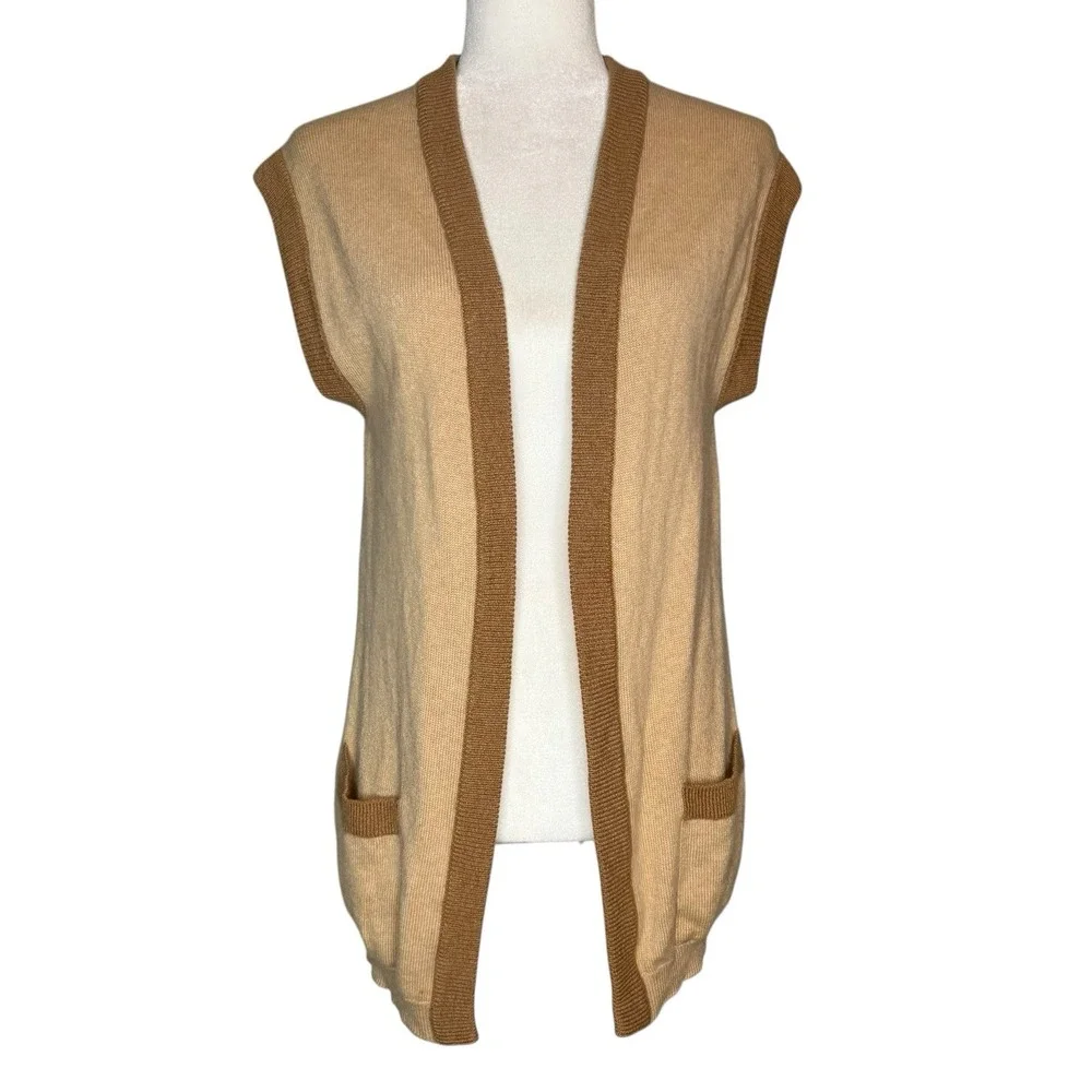 Vintage Gladstone Of Hawick Scotland M Sweater Vest Tunic‎ 100% Pure Camel Hair